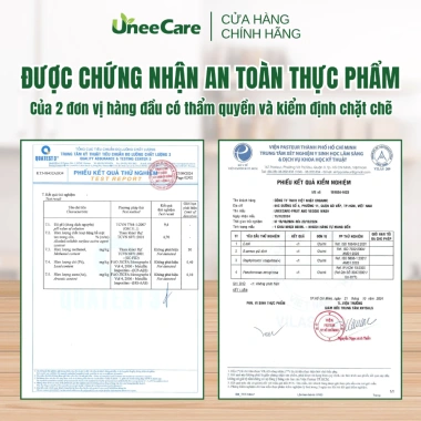 Nước rửa rau củ quả UneeCare 800ml - Loại bỏ vi khuẩn, hóa chất, giảm giá 169k 6