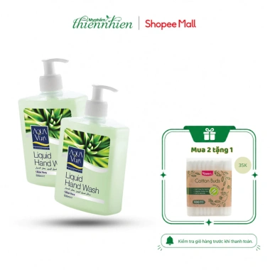 Nước rửa tay AquaVera 500ml hương lô hội – Dưỡng da, mềm mịn, không khô, chỉ 67.080đ