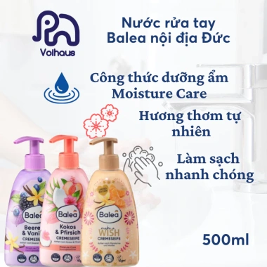 Nước Rửa Tay Balea 500ml Diệt Khuẩn Dưỡng Ẩm Làm Dịu Da Giá 79.000đ Giảm Giá