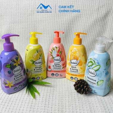 Nước Rửa Tay Balea 500ml Đủ Mùi, Dưỡng Ẩm, Diệt Khuẩn, Không Khô Da – 99.999đ