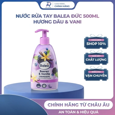 Nước Rửa Tay Balea 500ml - Làm sạch, dưỡng ẩm, diệt khuẩn, không khô da - 95.000₫ 9