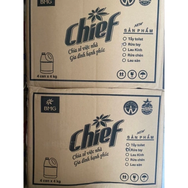 Nước Rửa Tay Chief 4kg - Giá chỉ 240.000đ, khử khuẩn mạnh, giữ ẩm không gây khô