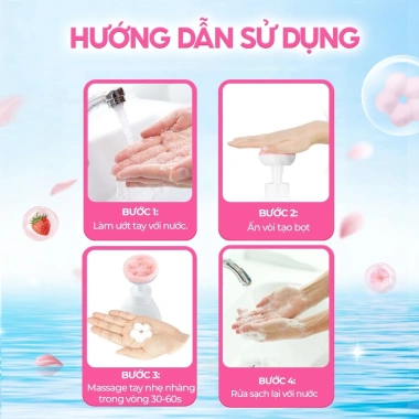 Nước Rửa Tay Dạng Bọt CleanZ 350ml - Diệt Vi Khuẩn, An Toàn Cho Da, Giá 60.000 VND