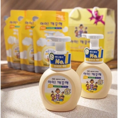 Nước rửa tay diệt khuẩn Lion số 1 Hàn Quốc - An toàn cho trẻ sơ sinh, giá chỉ 49.000₫