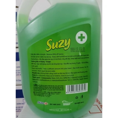 Nước rửa tay DIỆT KHUẨN SUZY 4L - Hữu cơ, Nhật Bản, giá chỉ 182.000 VND