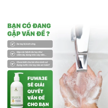 Nước rửa tay Fuwa3e 300ml mùi tinh dầu quýt Enzyme sinh học - Giá ưu đãi 86.000₫ 6