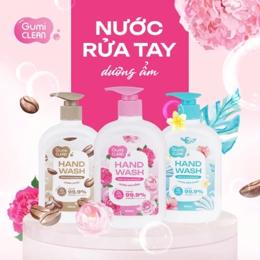 Nước Rửa Tay Gumi 500ml Diệt 99.9% Vi Khuẩn, Bảo Vệ Da, Hỗ Trợ Đề Kháng Tự Nhiên 2