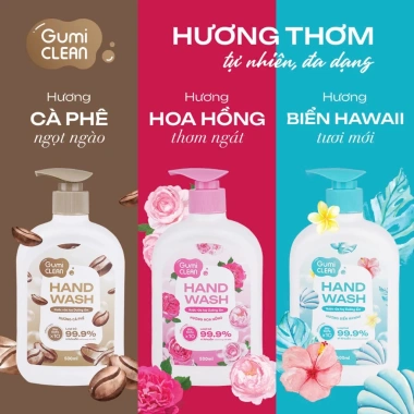 Nước Rửa Tay Gumi 500ml Diệt 99.9% Vi Khuẩn, Bảo Vệ Da, Hỗ Trợ Đề Kháng Tự Nhiên 3