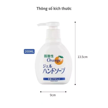 Nước rửa tay hương cam tự nhiên 200ml AD46 nội địa Nhật giá chỉ 70.000đ 9
