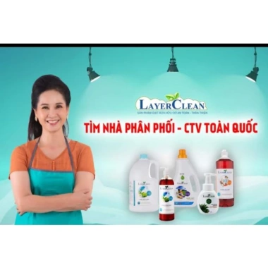Nước rửa tay hữu cơ Layer Clean dạng bọt 5L hương Lô hội giá 510.000₫ tiết kiệm