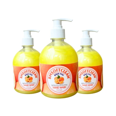 Nước rửa tay kháng khuẩn Bm SoftClean 500ml - Diệt khuẩn 99%, làm sạch nhanh, dưỡng ẩm, chỉ 32.308đ