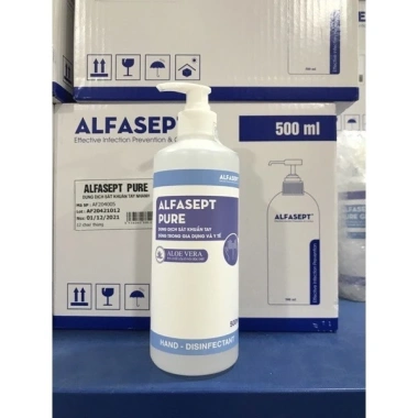 Nước Rửa Tay Khô ALFASEPT Pure Da Nhạy Cảm, Diệt Khuẩn Nhanh 500ml - 66.000đ 8