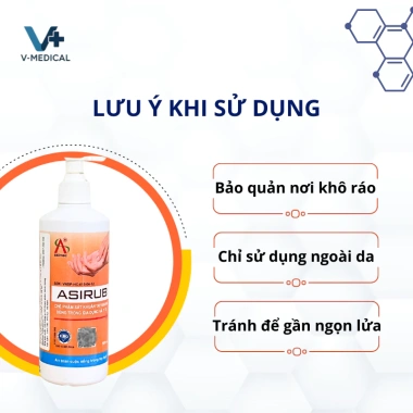 Nước rửa tay khô ASIRUB 500ml - Sát khuẩn, ngăn vi khuẩn, dưỡng ẩm chỉ 44.000 VND 6