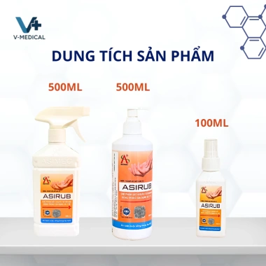 Nước rửa tay khô ASIRUB 500ml - Sát khuẩn, ngăn vi khuẩn, dưỡng ẩm chỉ 44.000 VND 7