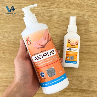 Nước rửa tay khô ASIRUB 500ml - Sát khuẩn, ngăn vi khuẩn, dưỡng ẩm chỉ 44.000 VND 8