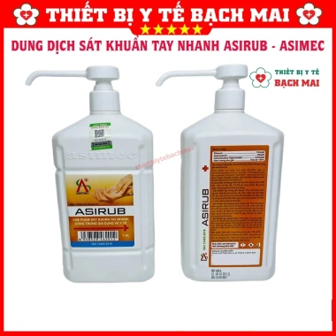 Nước Rửa Tay Khô Sát Khuẩn ASIRUB 500ml - Chính Hãng, Giá 77.000đ Giảm Sốc 2