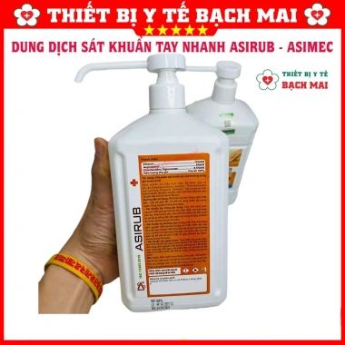 Nước Rửa Tay Khô Sát Khuẩn ASIRUB 500ml - Chính Hãng, Giá 77.000đ Giảm Sốc 4