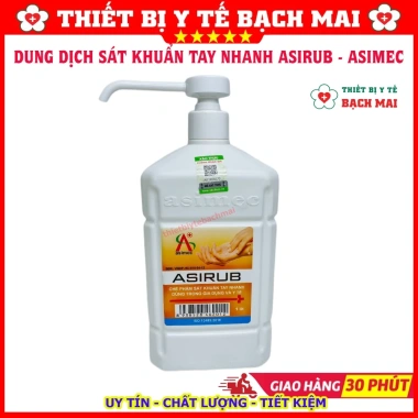 Nước Rửa Tay Khô Sát Khuẩn ASIRUB 500ml - Chính Hãng, Giá 77.000đ Giảm Sốc 5