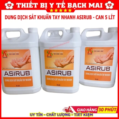 Nước rửa tay khô sát khuẩn ASIRUB 5L - Hàng chính hãng, giá ưu đãi 548.000 VND 3