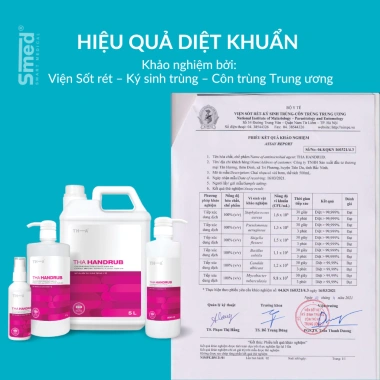 Nước rửa tay khô THA HANDRUB 80% Ethanol - sạch khuẩn, không cần rửa lại, dưỡng ẩm da tay mềm mịn - 132.000₫ 4