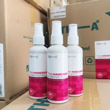 Nước rửa tay khô THA HANDRUB 80% Ethanol - sạch khuẩn, không cần rửa lại, dưỡng ẩm da tay mềm mịn - 132.000₫ 7