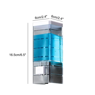Nước rửa tay không đục lỗ - Treo tường không dấu vết, hộp xà phòng trong suốt - 85.799 VND