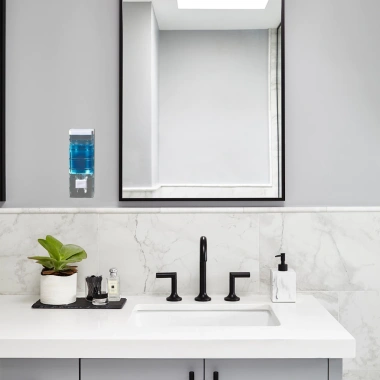 Nước rửa tay không đục lỗ - Treo tường không dấu vết, hộp xà phòng trong suốt - 85.799 VND 4 Nước rửa tay không đục lỗ - Treo tường không dấu vết, hộp xà phòng trong suốt - 85.799 VND 4