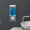 Nước rửa tay không đục lỗ - Treo tường không dấu vết, hộp xà phòng trong suốt - 85.799 VND 6