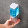 Nước rửa tay không đục lỗ - Treo tường không dấu vết, hộp xà phòng trong suốt - 85.799 VND 7