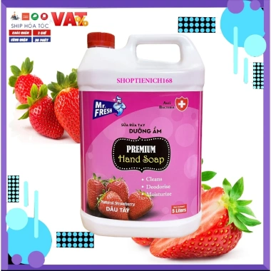 Nước rửa tay Khử mùi Diệt khuẩn 5L Mr.Fresh Hương Cam Quế - Thảo mộc thơm, chỉ 194.000₫ 5
