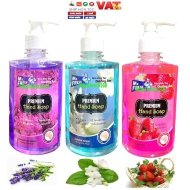 Nước rửa tay khử mùi Premium Hand Soap Mr Fresh 5L Hương Quế - Giá ưu đãi 196.000₫ 5 Nước rửa tay khử mùi Premium Hand Soap Mr Fresh 5L Hương Quế - Giá ưu đãi 196.000₫ 5