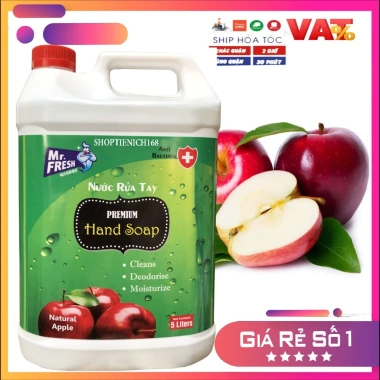 Nước rửa tay khử mùi Premium Hand Soap Mr Fresh 5L hương quế giảm giá 209.000đ sạch sạch thơm mát 2