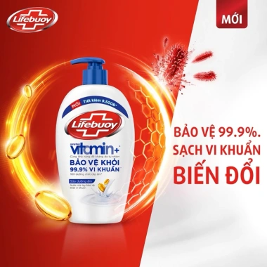 Nước rửa tay Lifebuoy 500g diệt 99.9% vi khuẩn, bảo vệ da, chỉ 70.000 đồng (giá gốc 86.800) 4 Nước rửa tay Lifebuoy 500g diệt 99.9% vi khuẩn, bảo vệ da, chỉ 70.000 đồng (giá gốc 86.800) 4