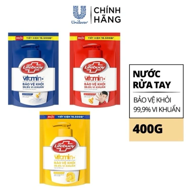 Nước rửa tay Lifebuoy 500g diệt 99.9% vi khuẩn, bảo vệ da, chỉ 70.000 đồng (giá gốc 86.800) 7 Nước rửa tay Lifebuoy 500g diệt 99.9% vi khuẩn, bảo vệ da, chỉ 70.000 đồng (giá gốc 86.800) 7