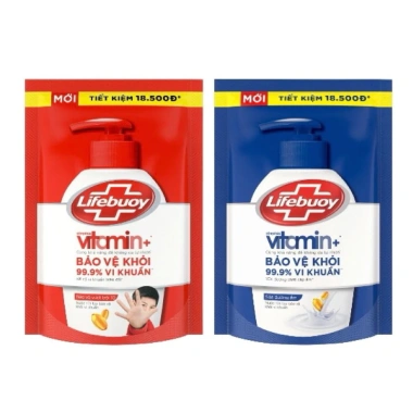 Nước rửa tay Lifebuoy 500g diệt 99.9% vi khuẩn, bảo vệ da, chỉ 70.000 đồng (giá gốc 86.800)