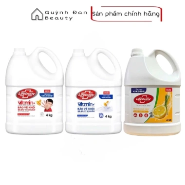 Nước Rửa Tay Lifebuoy Bảo Vệ Dưỡng Ẩm Khử Mùi 2kg/4kg Tiết Kiệm 300.000 VND 2