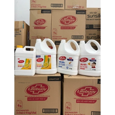 Nước Rửa Tay Lifebuoy Bảo Vệ Dưỡng Ẩm Khử Mùi 2kg/4kg Tiết Kiệm 300.000 VND 5
