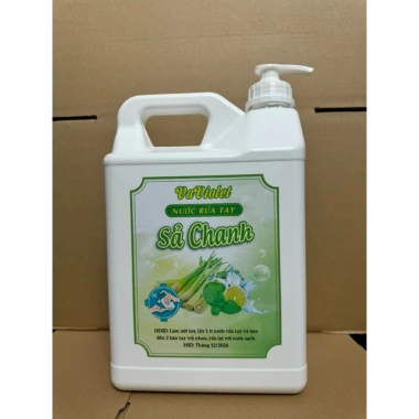 Nước rửa tay sả chanh 5L - Khử vi khuẩn, không gây khô, giá ưu đãi 165k 2