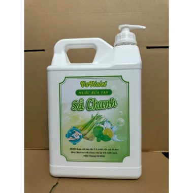 Nước rửa tay sả chanh 5L - Khử vi khuẩn, không gây khô, giá ưu đãi 165k 4