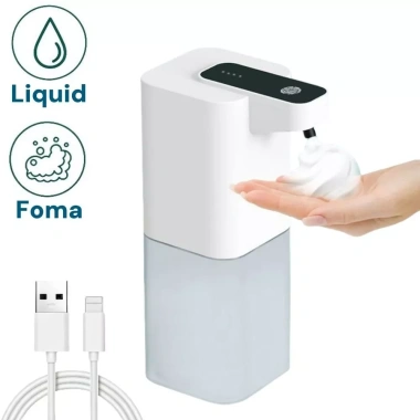 Nước rửa tay VERGE LIMIT - Máy phân phối xà phòng tự động không tiếp xúc, tạo bọt cảm biến hồng ngoại, hộp đựng cầm tay