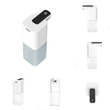 Nước rửa tay VERGE LIMIT - Máy phân phối xà phòng tự động không tiếp xúc, tạo bọt cảm biến hồng ngoại, hộp đựng cầm tay