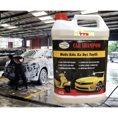 Nước rửa xe bọt tuyết Siêu Sạch Car Shampoo 1.5L – Giá chỉ 65.000đ, tẩy sạch bám bẩn, bảo vệ lớp sơn