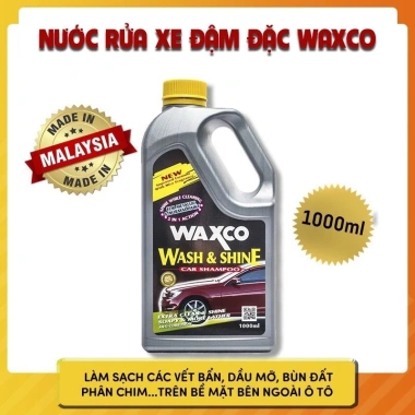 Nước rửa xe đậm đặc WAXCO 1.000ml - Giảm giá 139.000đ, tẩy bẩn sâu, bảo vệ sơn
