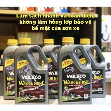 Nước rửa xe đậm đặc WAXCO 1.000ml - Giảm giá 139.000đ, tẩy bẩn sâu, bảo vệ sơn