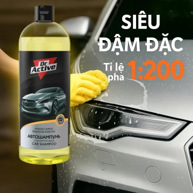 Nước Rửa Xe Dr.Active 1L Siêu Đậm Đặc Không Chạm Tạo Bóng Nhập Khẩu Nga 138k 4