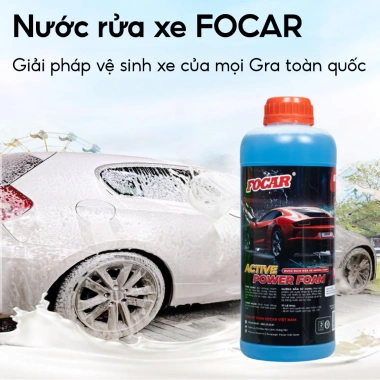 Nước rửa xe không chạm Focar cao cấp phủ nano - Sáng bóng, tẩy sạch vết bẩn, chỉ 199.000₫