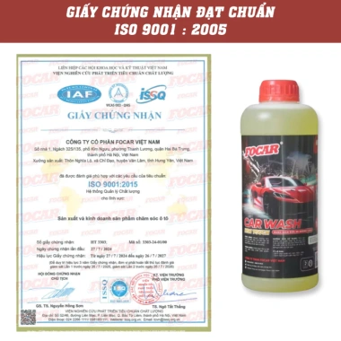 Nước rửa xe không chạm Focar – Sạch nhanh, an toàn sơn, tiết kiệm thời gian, giá 129.000₫ 7