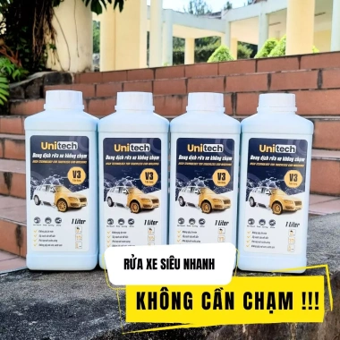 Nước rửa xe không chạm UNITECH V3 1 lít - Bọt tuyết sạch, tiết kiệm, chỉ 71.500đ 4