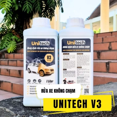 Nước rửa xe không chạm UNITECH V3 1 lít - Bọt tuyết sạch, tiết kiệm, chỉ 71.500đ 6