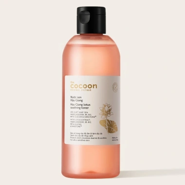 Nước sen Hậu Giang Cocoon Lotus Soothing Toner 310ml – Dưỡng ẩm, làm dịu da nhạy cảm, giá 199.000₫